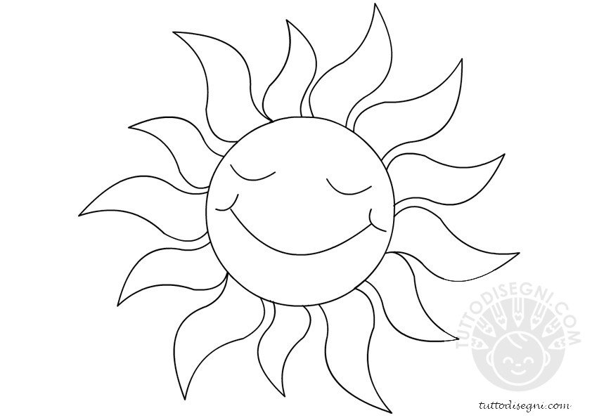 disegni estate sole