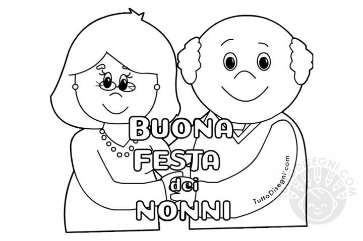 Cartolina Auguri Per La Festa Dei Nonni Tuttodisegni