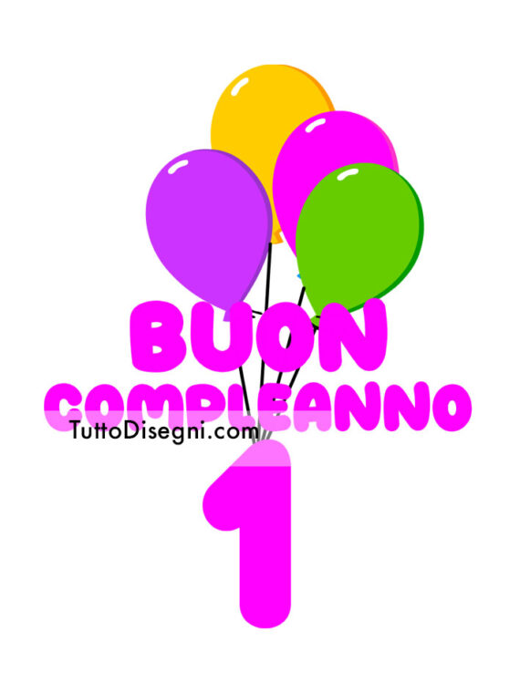 Buon Compleanno Anno Bimba Tuttodisegni