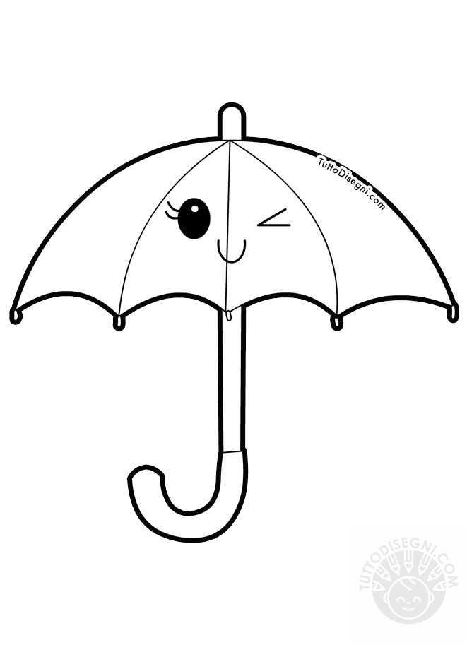 ombrello sorridente