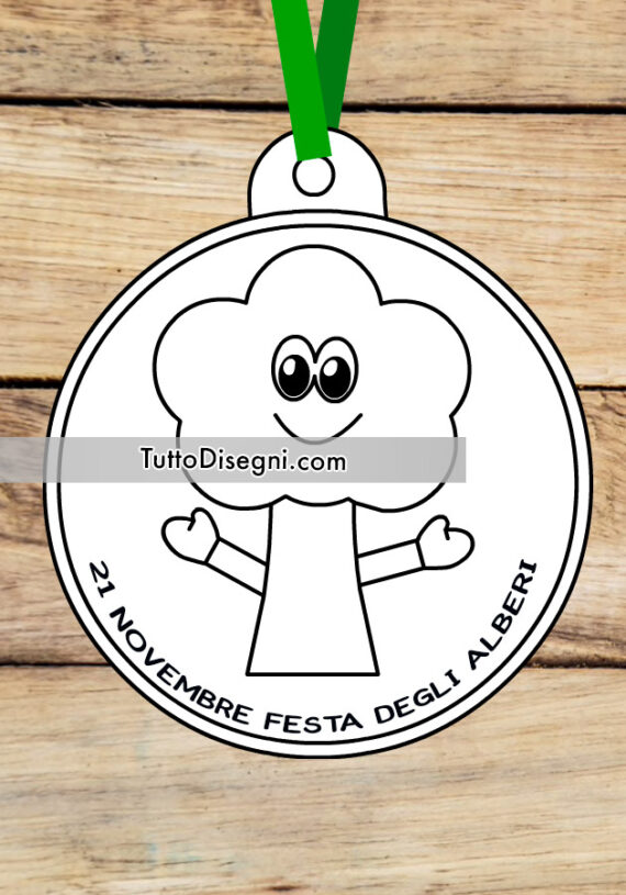 Medaglie Festa Dell Albero TuttoDisegni