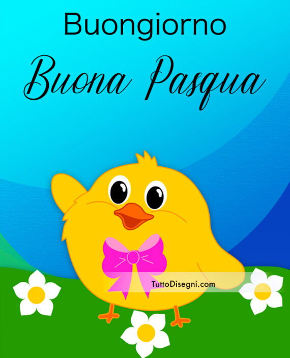 Buongiorno Buona Pasqua TuttoDisegni