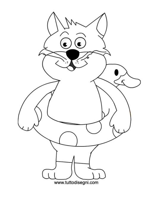 gatto matto al mare
