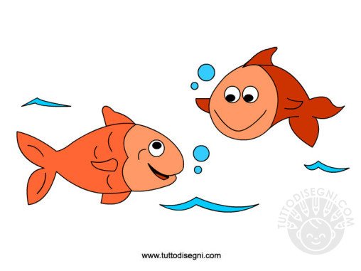 pesci colorati nel mare