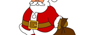 babbo natale colorato