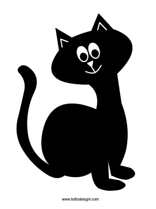 gatto nero halloween