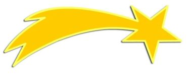 stell cometa colorata