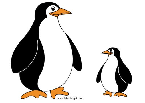 pinguini colorati inverno