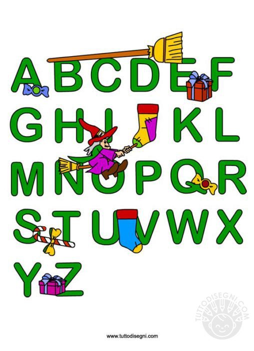 alfabeto befana1
