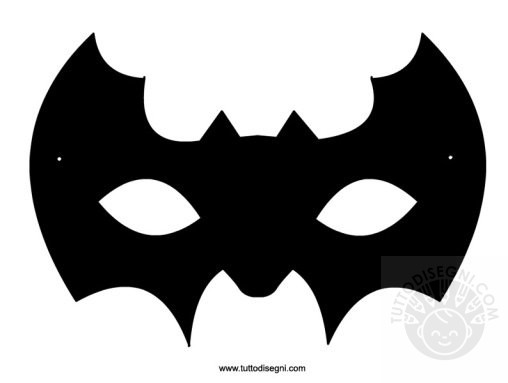 maschera pipistrello