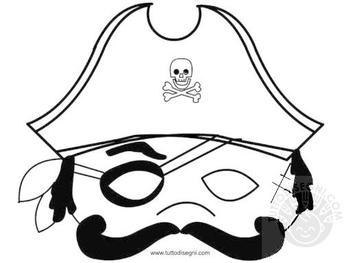 maschera pirata