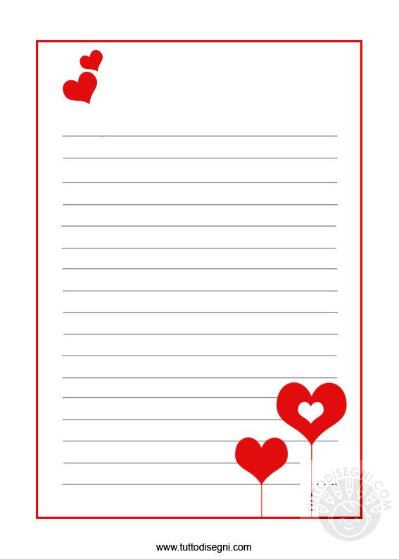 carta lettere san valentino