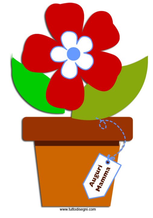 Biglietto Pop-Up 3D A Forma Di Vaso Di Fiori – Fatto A Mano, Per Festa Della Mamma, Compleanni, Anniversari – Con Busta Ed Etichetta, 12,7x17,8 Cm