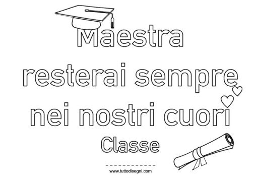 disegno per maestra