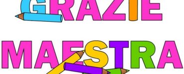 grazie maestra scritta