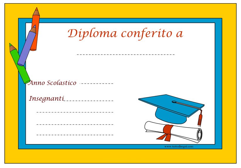 diploma congedo