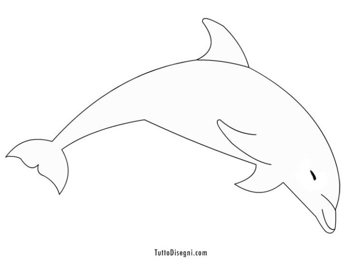 delfino-disegno-semplice-tuttodisegni