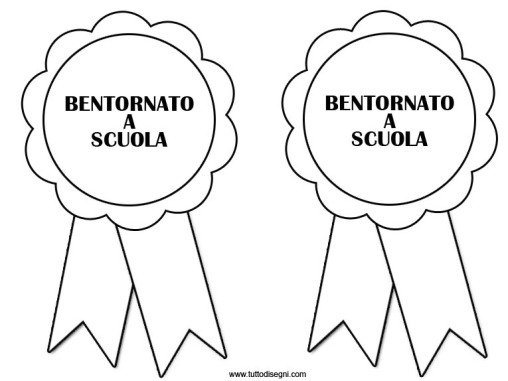coccarde bentornato scuola 2