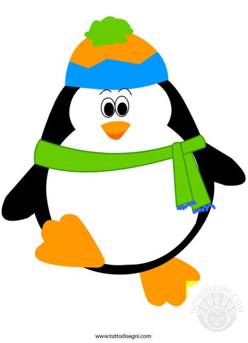 pinguino sciarpa cappello 2