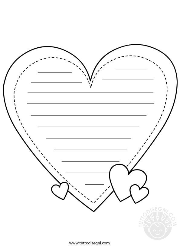 cuore lettera san valentino