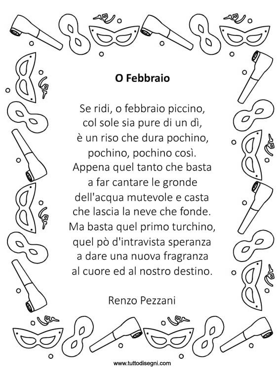 poesia febbraio