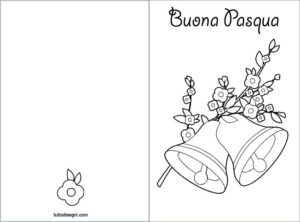 Biglietti di Pasqua da stampare e colorare, anche in inglese