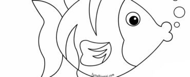 pesce semplice con bolle