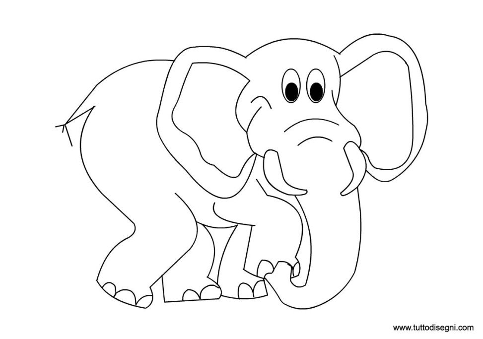 elefante disegno 2