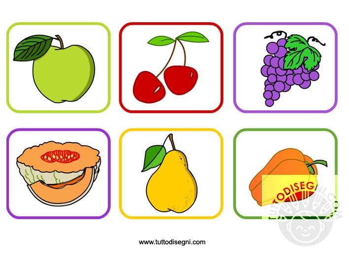 contrassegni frutta