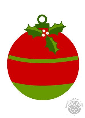 Pallina Albero Di Natale - TuttoDisegni.com