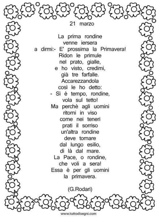 poesia 21 marzo