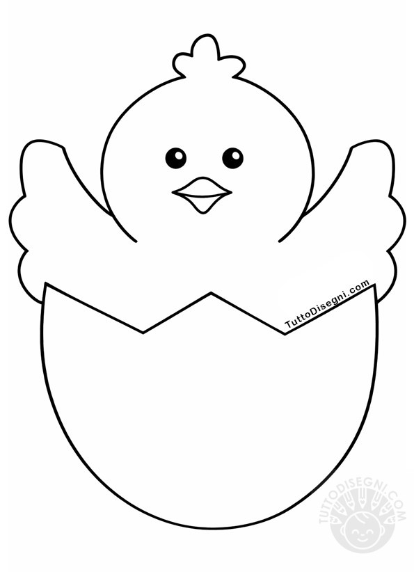 uovo pulcino di pasqua