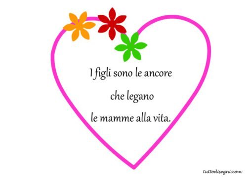 FESTA DELLA MAMMA - Biglietto Mi riempi il cuore