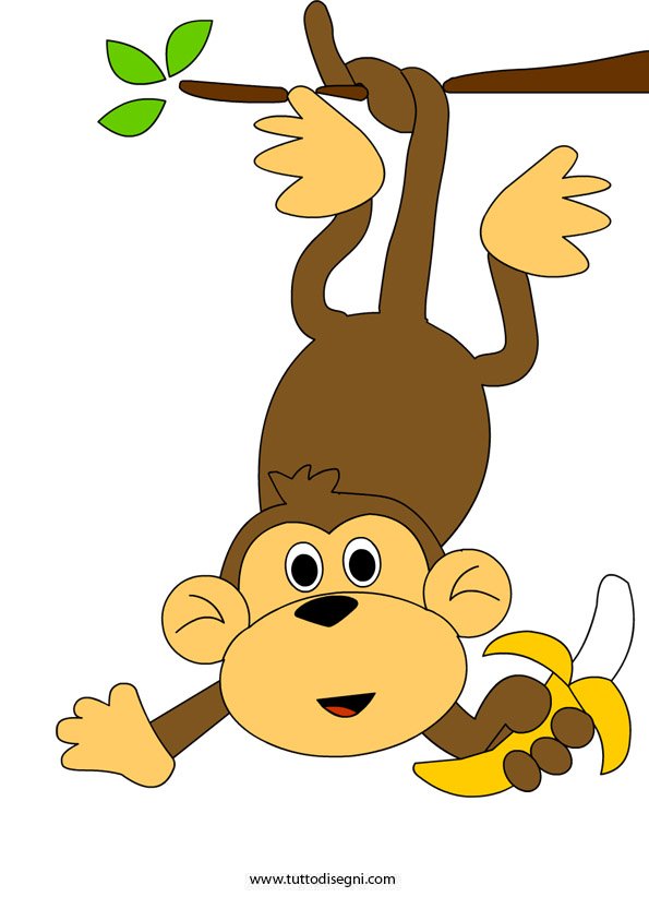 scimmia banana 2