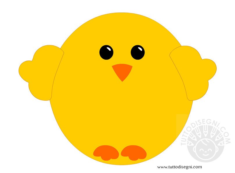 Pulcino Di Pasqua Da Stampare TuttoDisegni Pulcino Di Pasqua Da Stampare TuttoDisegni