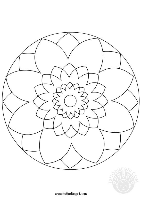 Mandala Da Colorare TuttoDisegni Mandala Da Colorare TuttoDisegni
