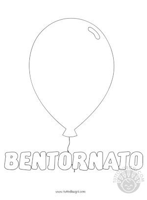 Palloncino Bentornato