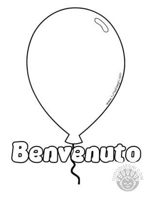 Palloncino Benvenuto
