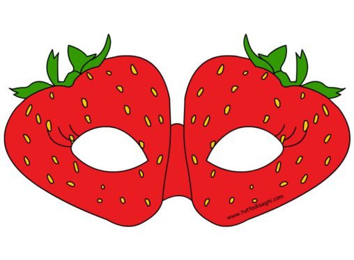 maschere frutta fragolai