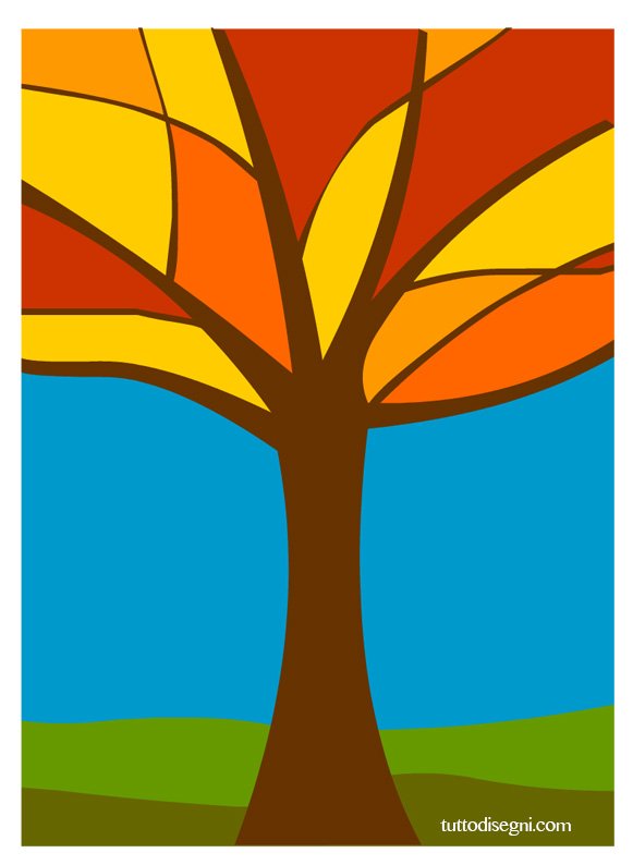 albero stilizzato autunno 4