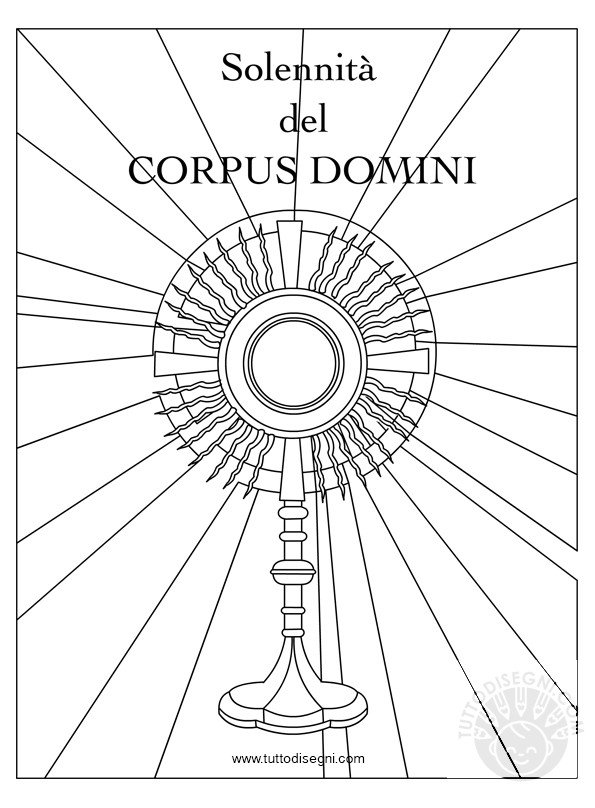 disegno solennita corpus domini