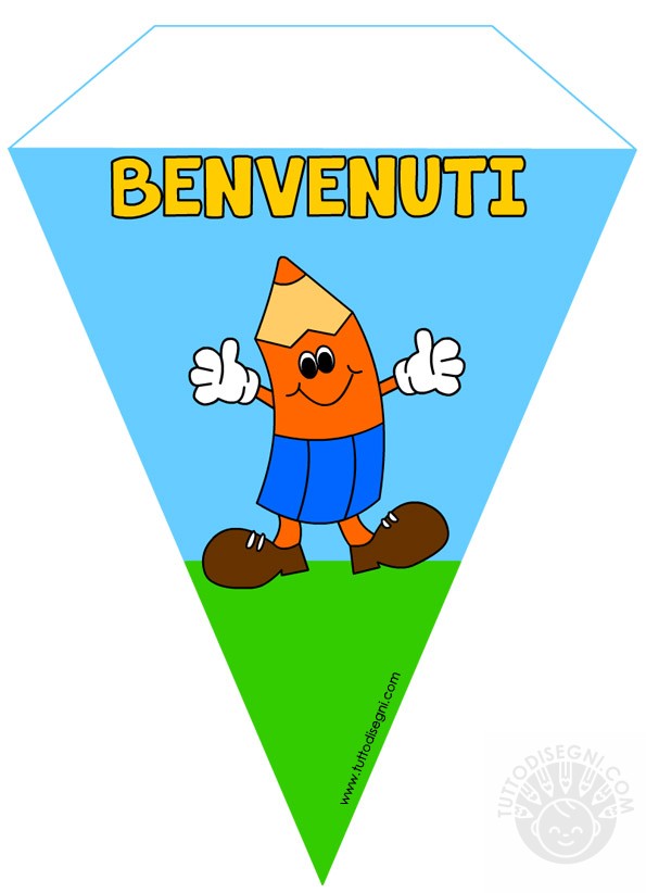 bandierine accoglienza scuola benvenuto