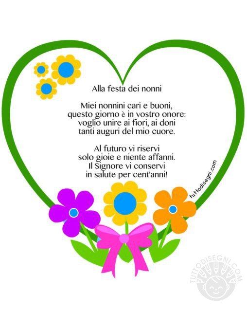 filastrocca alla festa dei nonni