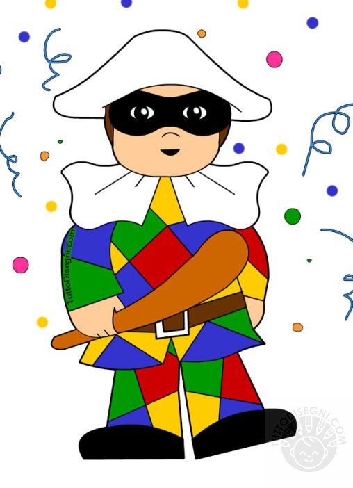 arlecchino maschera