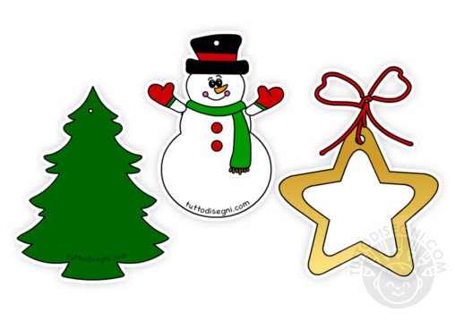 disegni natale decorazioni