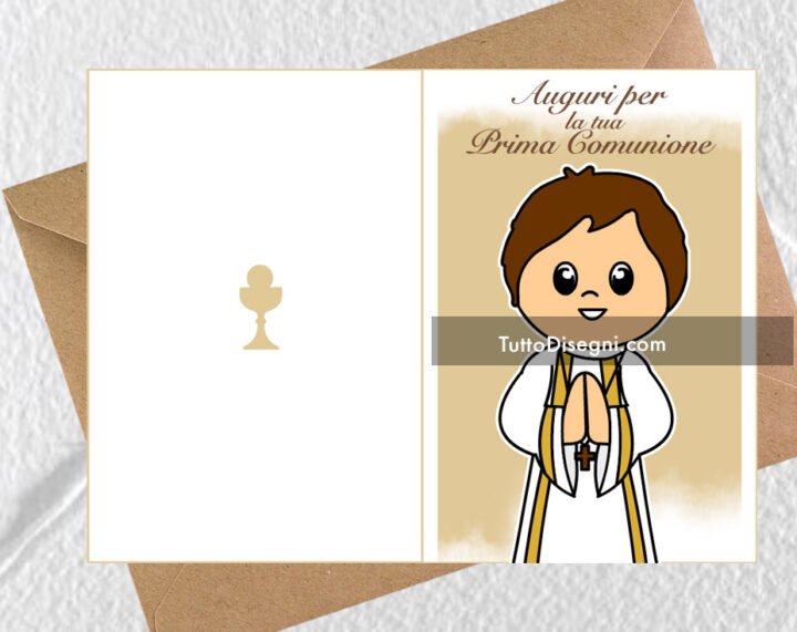 Biglietti Di Auguri Comunione Da Stampare Biglietti Comunione - TuttoDisegni.com