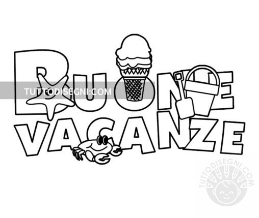 buone vacanze scritta