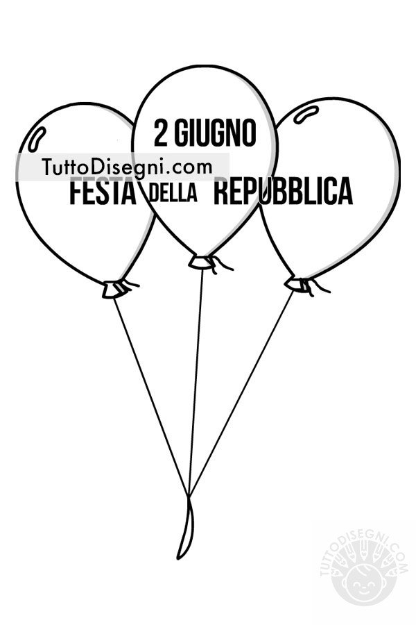palloncini festa repubblica