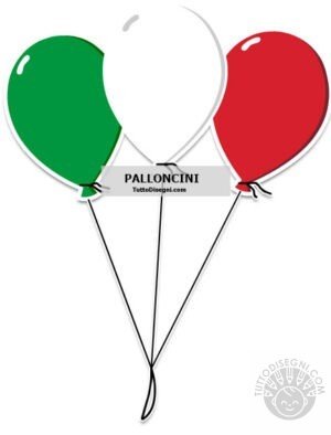 palloncini tricolore