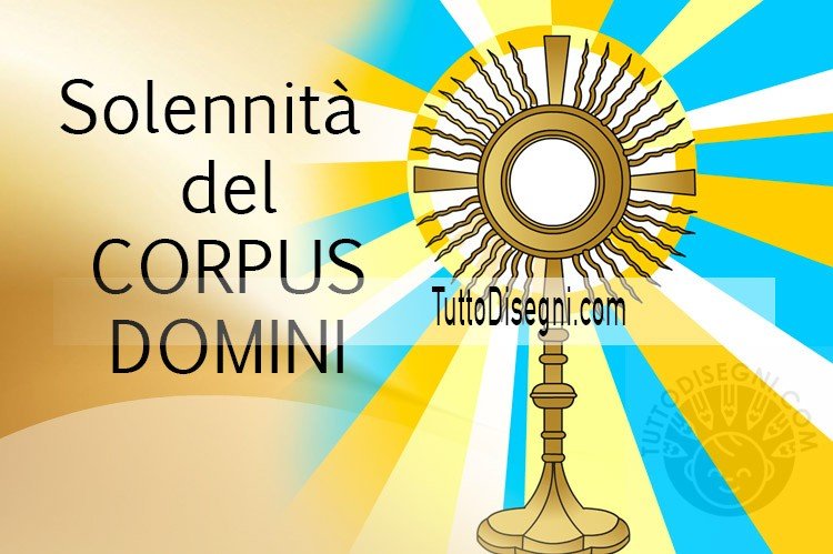 cartolina Solennità del Corpus Domini